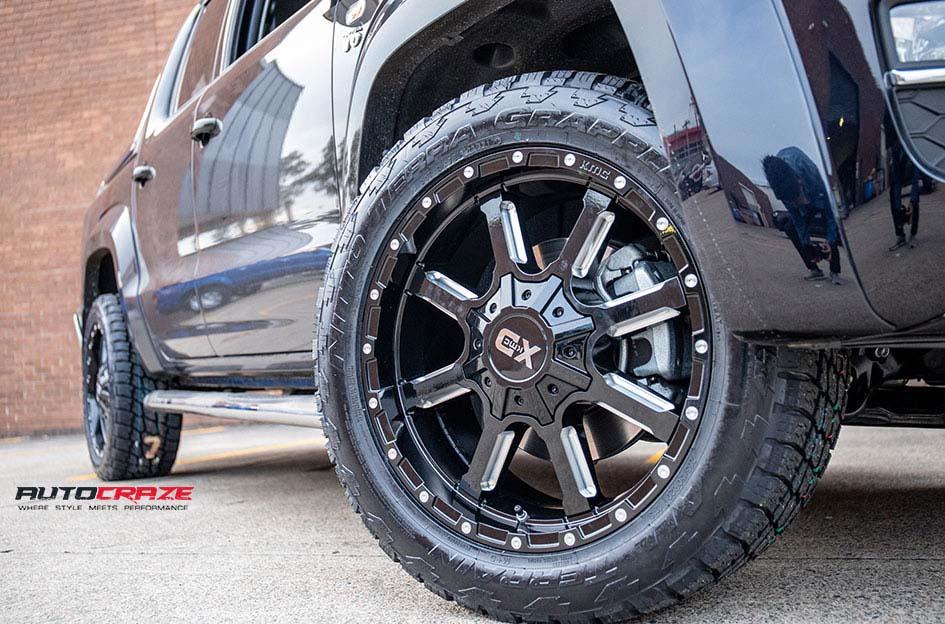 VOLKSWAGEN AMAROK MAMMOTH XD GLOSS BLACK MILLED